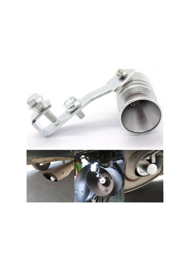 Symbee Araba Egzos Borusu Turbo Sesli İhbarcısı - Aluminyum Konstruksiyonlu, Kolay Kurulum, Siyah