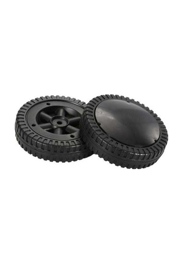 Besthome1 15cm Pp Malzeme Izgara Arabası Tekerlekleri - 2 Adet Boşluklu Hafif Fırça Teker, 4 Delikli Blower Modeli Renkli Çok Renkli