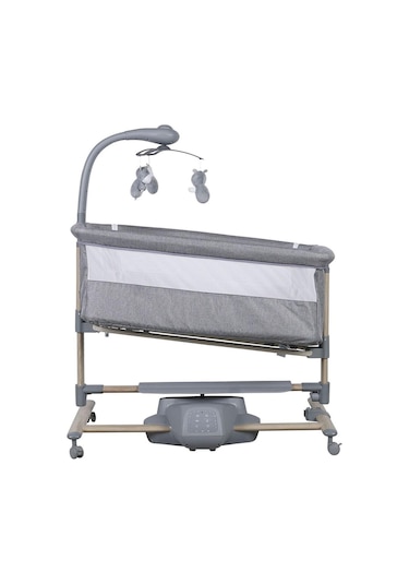 Prego Carmela Elektrikli Anne Yanı Beşik - Gri