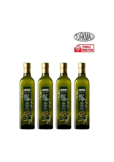Zeytinyağı Sızma 500 Ml X 4 Adet Harras Cam Şişe