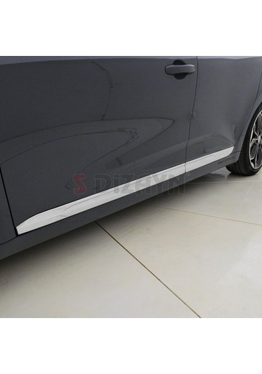 S-dizayn Renault Clio 5 Krom Yan Kapı Çıtası 4 Prç. 2019 ve Üzeri