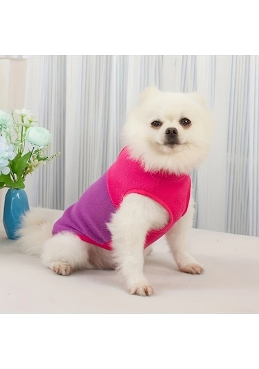 Maxaccess Yeşil L Mevsimlik Küçük Köpek Kapüşonlu Süveter Yumuşak Polyester Örgü Makinede Yıkanabilir Sıcak Tüylü Astarlı Fransız Bulldog Pug Teddy Corgi