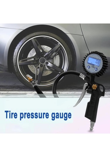 Xuweiwei Mavi-g003 Araba Suv Kamyon Karavan Icin Dijital Lastik Basinc Gostergesi Evrensel Model Hizli Baglanti Parcalari Jp Ab Abd Guclendirici Bant