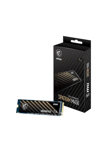 1tb Msı Spatıum M450 Pcıe 4.0 Nvme M.2 V1 3400/2400mb/s