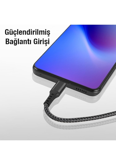 Ally 36440 27 W 1 M Type-c To Lightning Hızlı Data Ve Şarj Kablosu Siyah