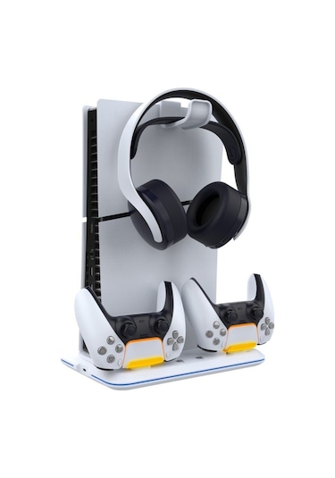 İpega P5s020w Ps5 Slim Disk/ps5 Slim Dijital Uyumlu Rgb Soğutucu Fanlı Stand