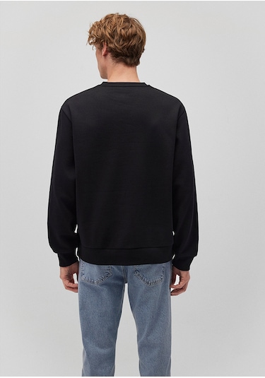 Mavi - Bisiklet Yaka Siyah Basic Sweatshirt 0s10276-900 Siyah