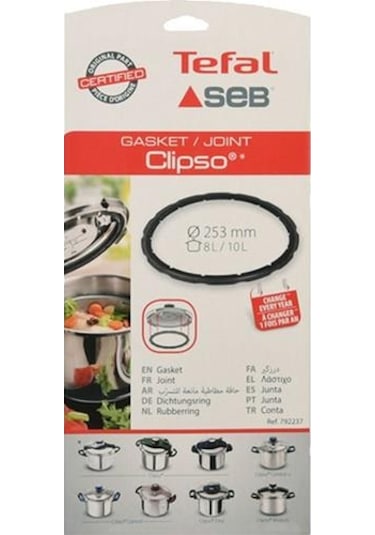 Tefal Clıpso Düdüklü Lastik Byk Boy Çok Renkli