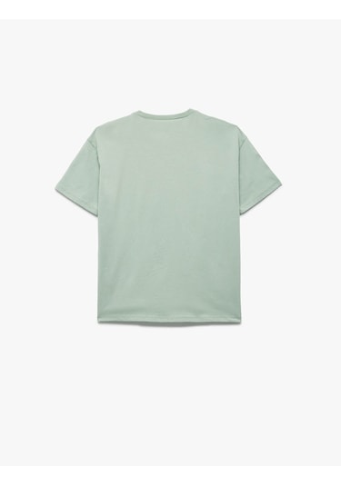 Koton Yeşil Erkek Çocuk T-shirt 5skb10587tk Yeşil