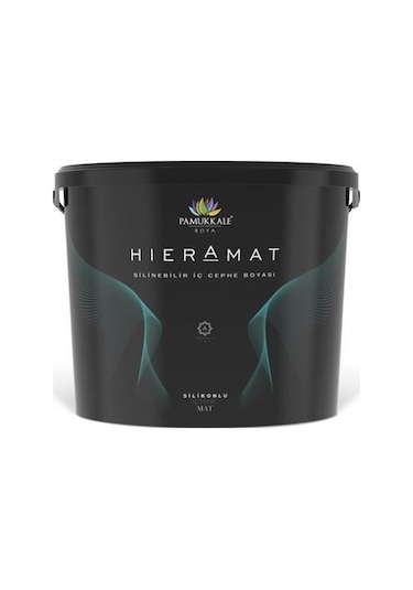 Pamukkale Hieramat Silikonlu Silinebilir İç Cephe Boyası Beyaz 7.5 L