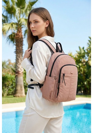 Louisiana Polo Bolsas Kadın Sırt Çanta Pembe 1111 Pembe