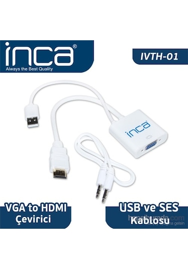 Inca IVTH-01 Vga To Hdmı Çevirici
