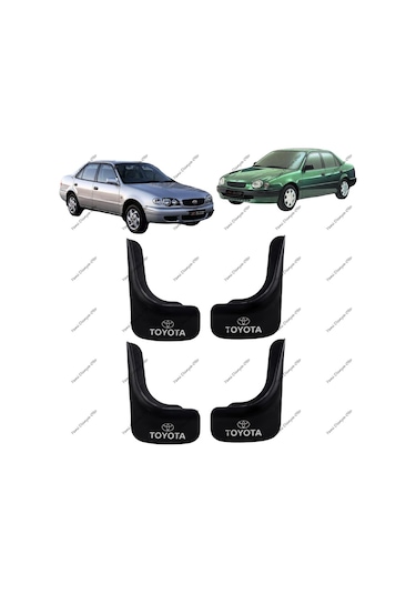 Toyota Uyumlu Corolla 1998-2002 4lü Paçalık Çamurluk Tozluk TYT1UX006
