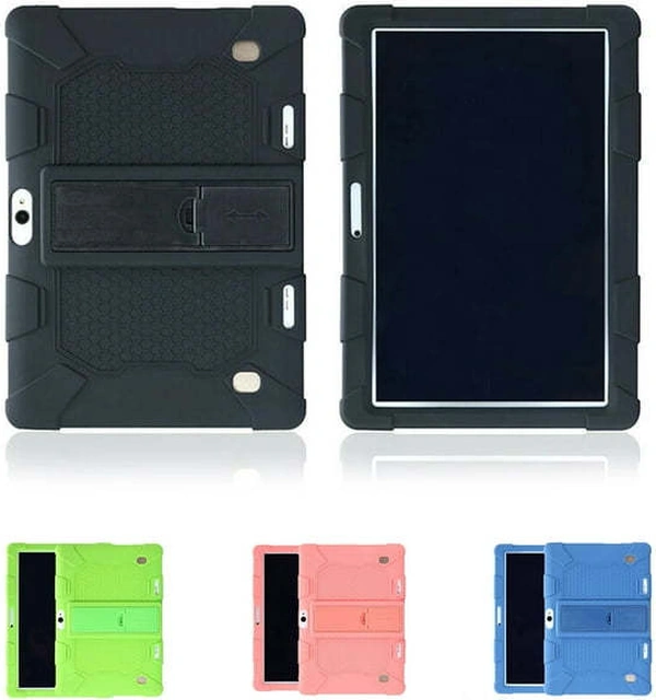 Youtek 10.1 İnç Tablet Koruması: Universal Deri Kılıf, Yerleşik Stand Ve Silikon İç Çeper İle Yeşil