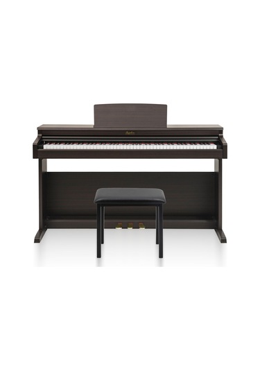 Jwin Sapphire Sdp-400 Çekiç Aksiyonlu 88 Tuşlu Dijital Piyano + Tabure - Gül Ağacı