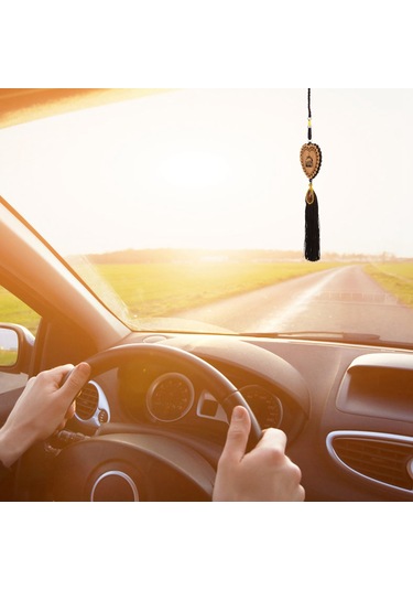 Moveevo Müslüman Araba Süsü - Taklit Ahşap Malzeme İle Dekoratif, Ev Ve Araba İçin Uygun, Ramazan Ve Bayram Hediyesi