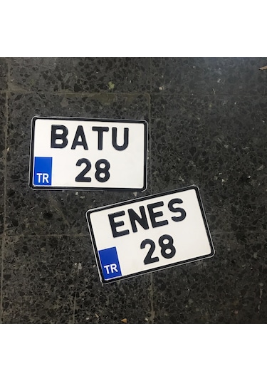 Dekor Plaka.Bisiklet Plakası.Kare Plaka.Motor Plakası 552558335