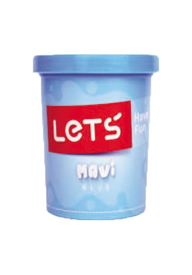 Lets Oyun Hamuru Tek Renk 150 GR Mavi L8340-3
