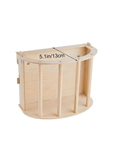 Ruicoo Ahşap Tavşan Yem Depolama Rafı - Büyük Kapasiteli, Diş Sağlığı İçin, Kolay Kurulum, Kedu Ve Tavşanlar İçin