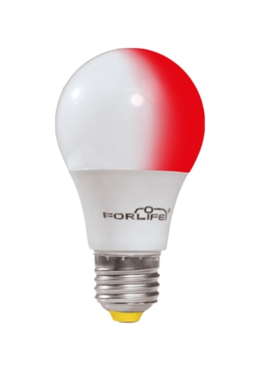 9W+2W E27 Kırmızı 6500K 3 Kademeli Renkli Led Ampul