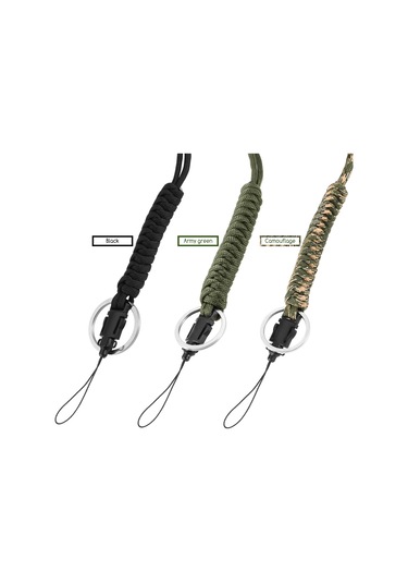 Fosenze Siyah 2.5m 4mm 140kg Dayanıklı Polipropilen Kurtarma Ipçik - Kamp, Botculuk, Anahtar, Telefon Vb. Çeşitli Kullanimlar İçin Siyah