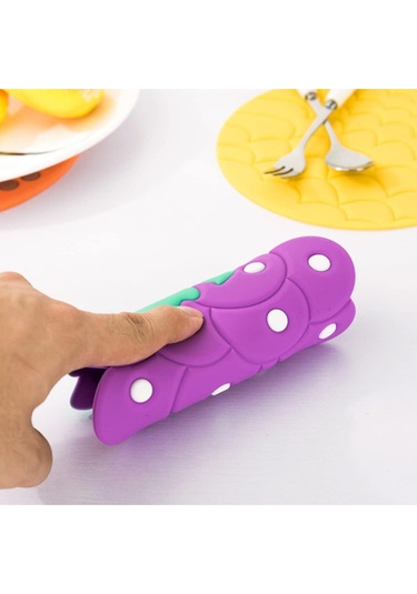 Mucit Home Çok Amaçlı Silikon Nihale Meyve Tasarımlı Isıya Dayanıklı Altlık 1 Adet Renkli