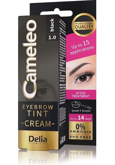 Delia Cameleo Kaş Boyası Krem 1.0 Black 15 Ml
