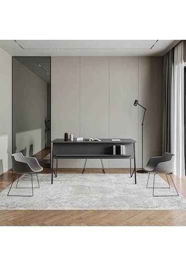 Ella Ofis Masası 150cm Antrasit