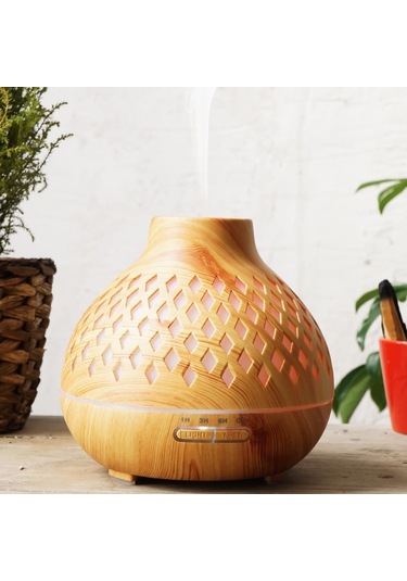Kahverengi Aroma Difüzörü Nemlendirici