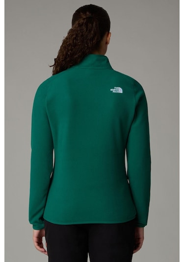 The North Face Kadın 100 Glacier 1/4 Zip Polar Yeşil 001