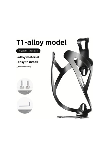 Chuangyinshop Tosuod Ultra Hafif Alüminyum Bisiklet Şişe Tutucu - Siyah Dağ Ve Yol Bisikleti Aksesuarı Siyah