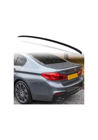 BMW G30 2019-2020 PLASTİK BOYASIZ M STYLE İNCE SPOİLER-SPOYLER