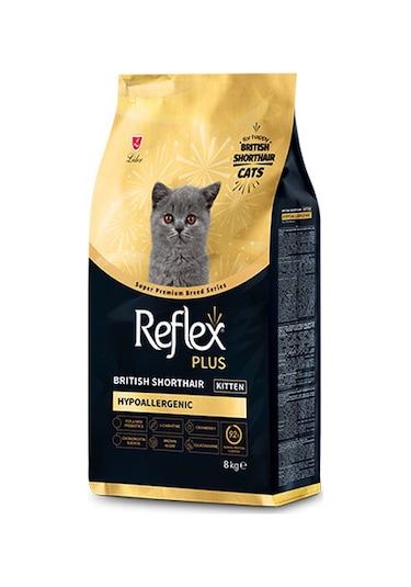 Reflex Plus Hypoallergenic British Shorthair Yavru Kedi Maması 8 KG