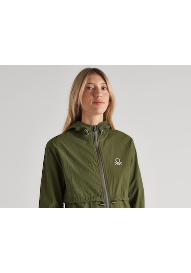 Bnt-w20048 Benetton Kadın Raincoat 71157 001