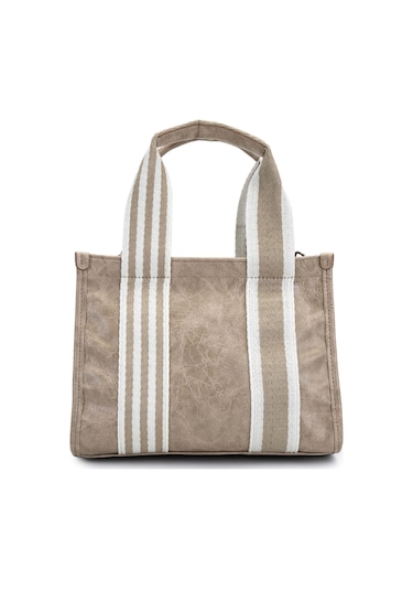 Tamer Tanca Kadın Vegan Bej Omuz Çanta 1003 2000 Bn Canta Sk23/24 Bej Krsk Rgn Çok Renkli