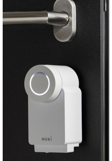 Nuki Smart Lock 4. Nesil Beyaz Akıllı Kapı Kilidi Güvenlik Cihazları