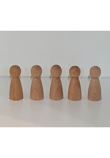 Waldorf Montessori Peg Bebek 5'li Mini İnsancık Nins Kırtkırt ...