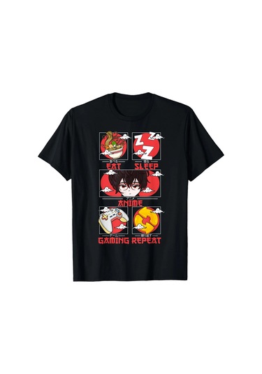 Laoyaoyifu Anime Manga Kawaii Otaku Özel Baskılı T-shirtgümüşerkek Gümüş