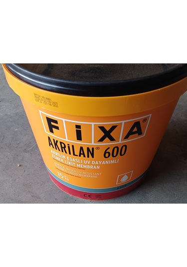 Fixa Akrilan 600 Akrilik Esaslı Uv Dayanımlı Esnek Likit Membran 15kğ +-2kğ