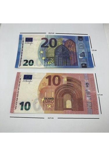 Aykar 200 Adet Geçersiz 10 Ve 20 Euro Para Dizi Film Tiktok ...