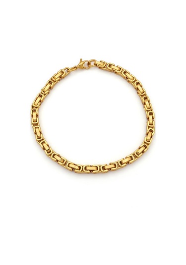 Altın Kaplama Kral Erkek Bileklik Eblk-528 Altın