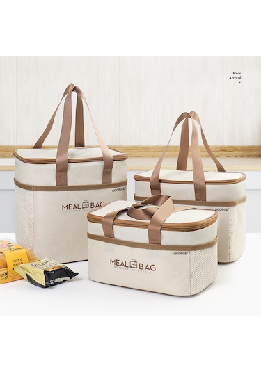 Lıcorıce Açık Piknik Alüminyum Folyo Isı Yalıtım Su Geçirmez Yemek Çantası Benton Çantası Orta Haki