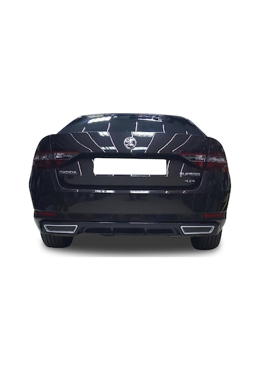 Skoda (Plastik) Superb Egzoz Görünümlü Difüzör