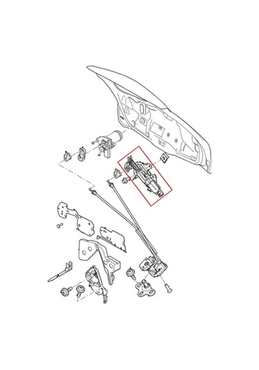 Ulzyvf Solenoidi Motoru Kilit Kapağı İçin Fusion Ford Bagaj Bagaj Aktüatör Up