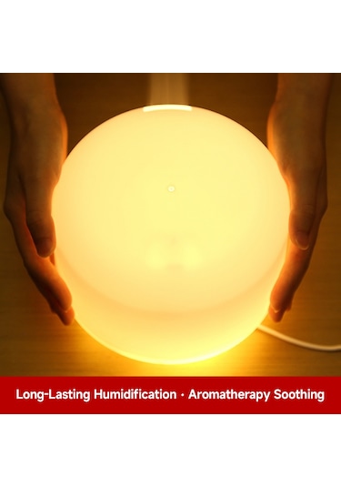 Wezone 500ml Ev, Ofis, Spor Odaları İçin Sessiz Ultrasonik Nemlendirici Aromaterapi Yağı Dağıtıcı Ab, Abd, İngiltere Standartları