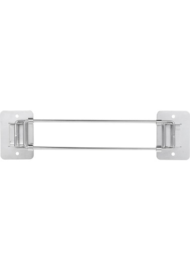 Suofeng Kamp Karavan Banyo Köşe Depolama Çubuğu, Ayarlanabilir Paslanmaz Çelik, Rv Aksesuarı 1 Adet, Kutulu Gümüş