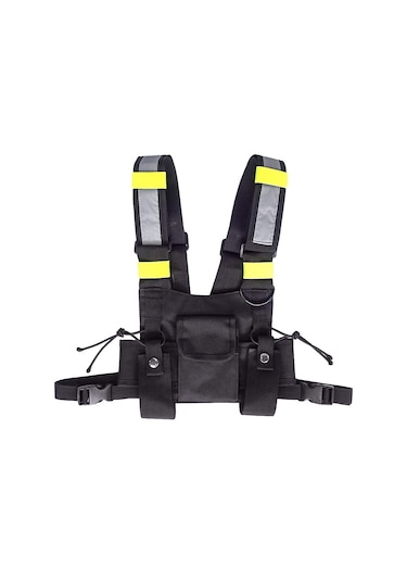 Reedark 600d Oxford Askeri Yelek, Radyo Ve Telefon İçin Cep, Ayarlanabilir Askı, Gece Reflektörlü, Av Ve Arama Kurtarma İçin