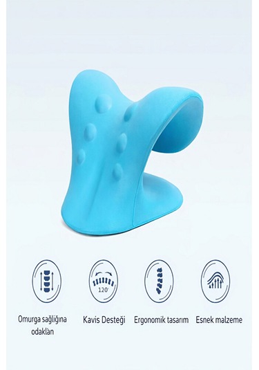 Boyun Düzeltici Aparatı C Şekilli Ergonomik Boyun Ve Omuz Rahatlatıcı