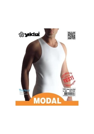 Yıldız Erkek Süper İnce Yazlık Modal Atlet 120 - 3 Adet 001