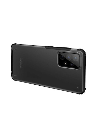 Zore Galaxy Uyumlu A72 Kılıf Msra Volks Kapak - Siyah Siyah